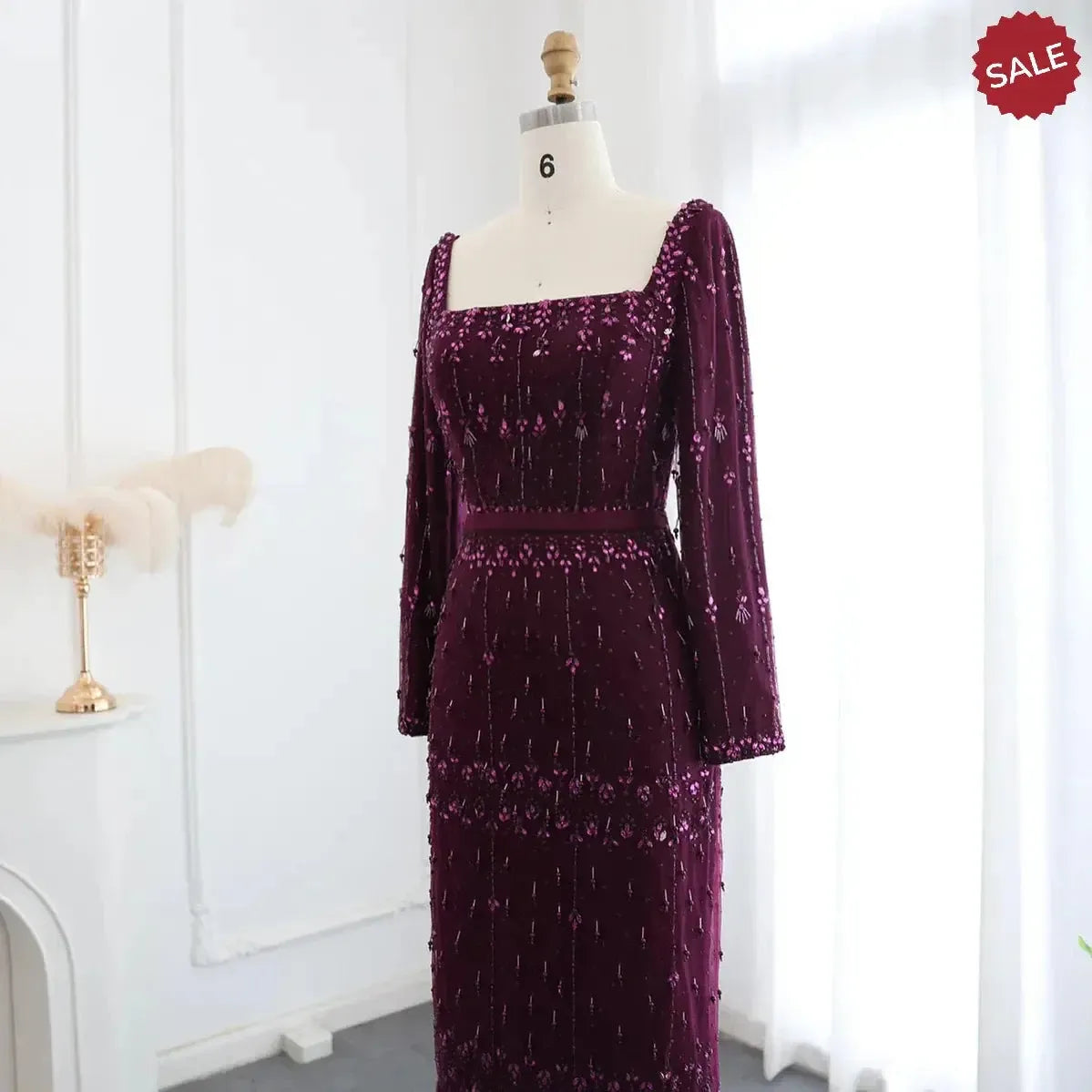 Bling Gray Mermaid Arabic Evening Dress with Cape Luxury Feather Dubai Formal Dresses for Women Wedding Party SS279
