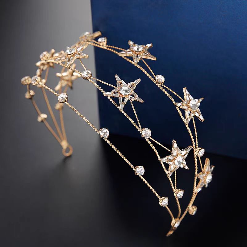 Jill Girls' dress tiara Children's tiara Headband for Birthday Party W011