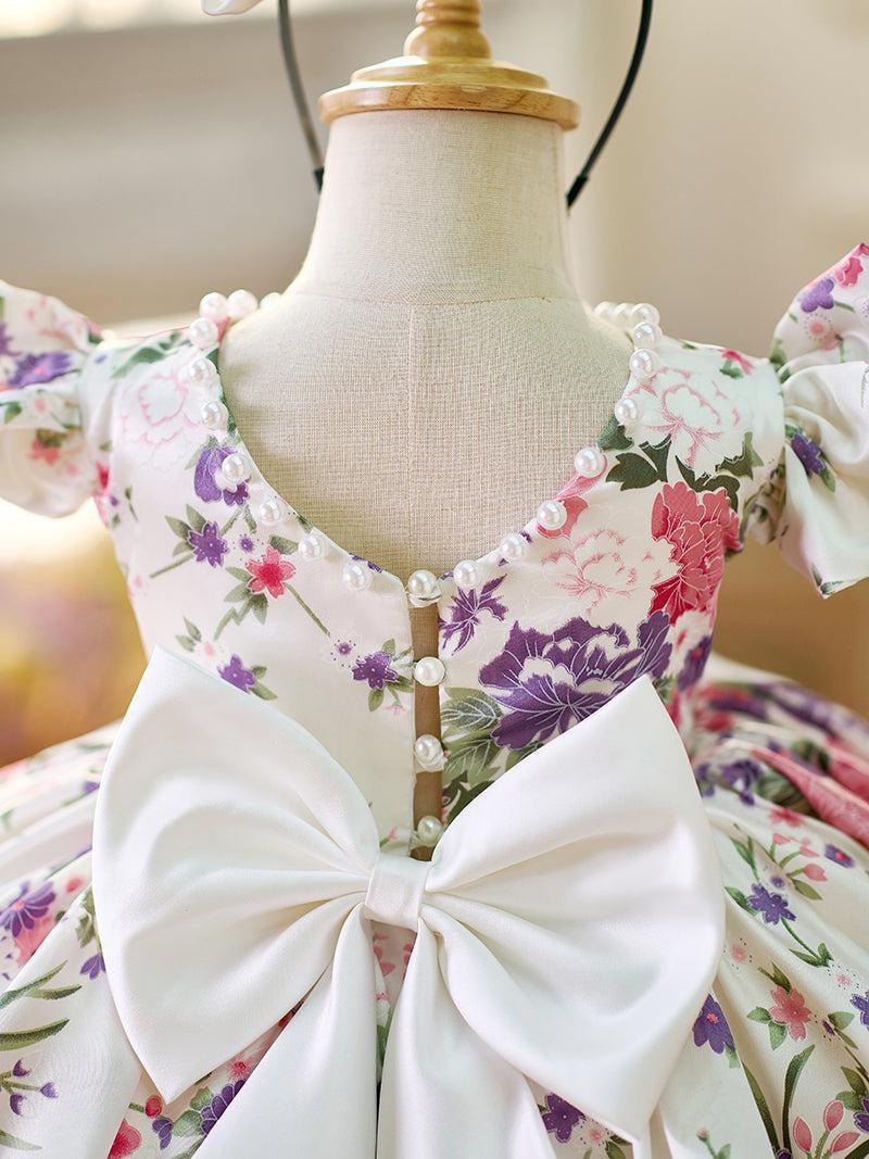 Jill Lilac Baby Adorable Knee Length Birthday Girl Dress J050