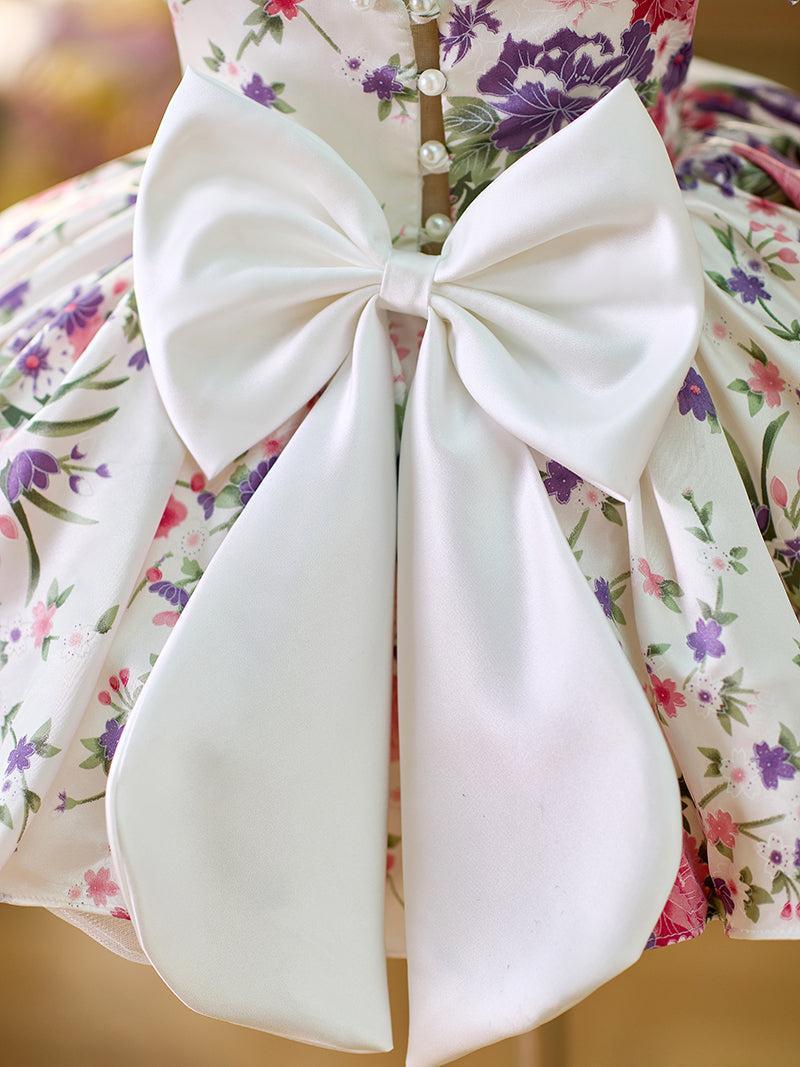 Jill Lilac Baby Adorable Knee Length Birthday Girl Dress J050