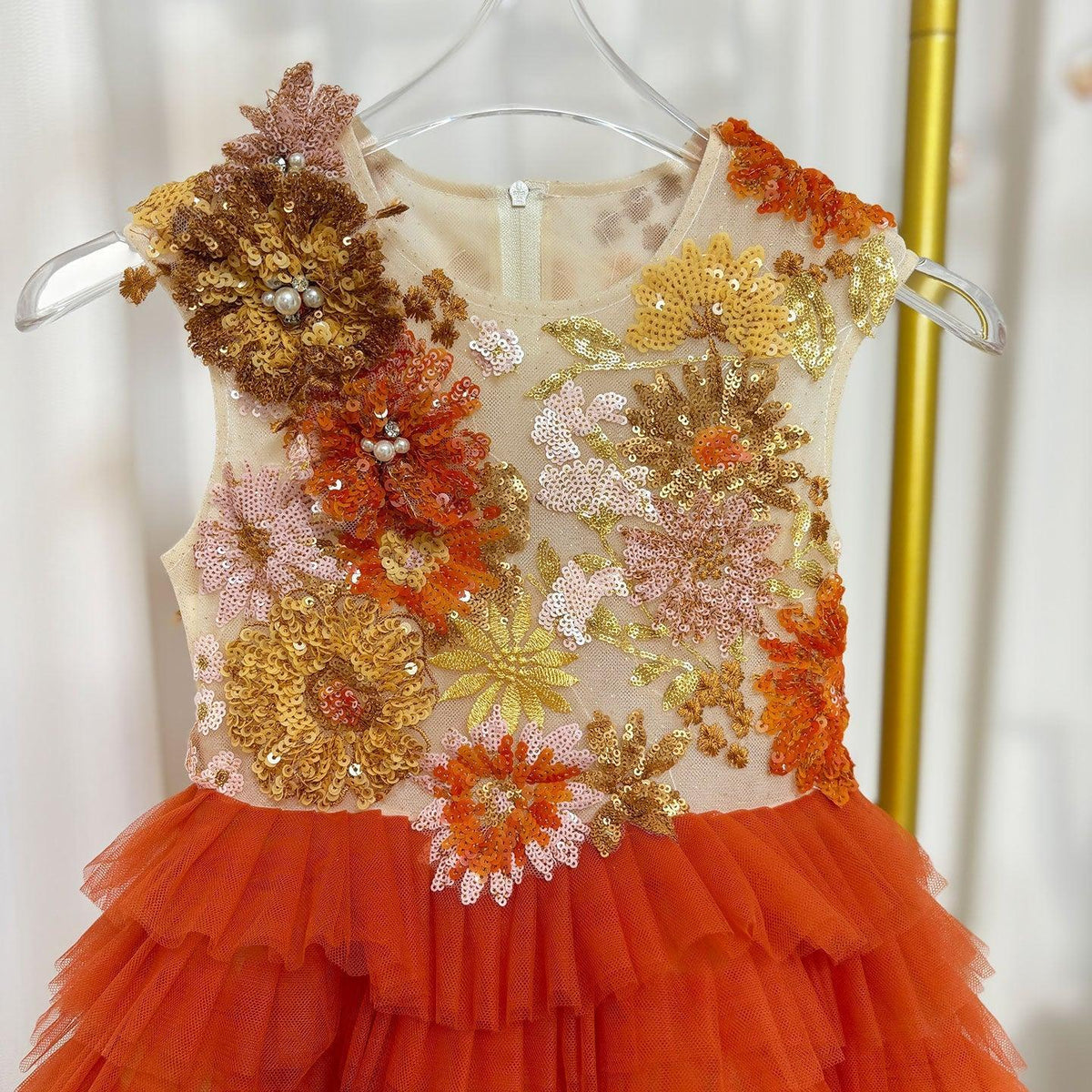 Jill Wish Flower Girl Dress Arabic Princess Dubai Party Gowns J097