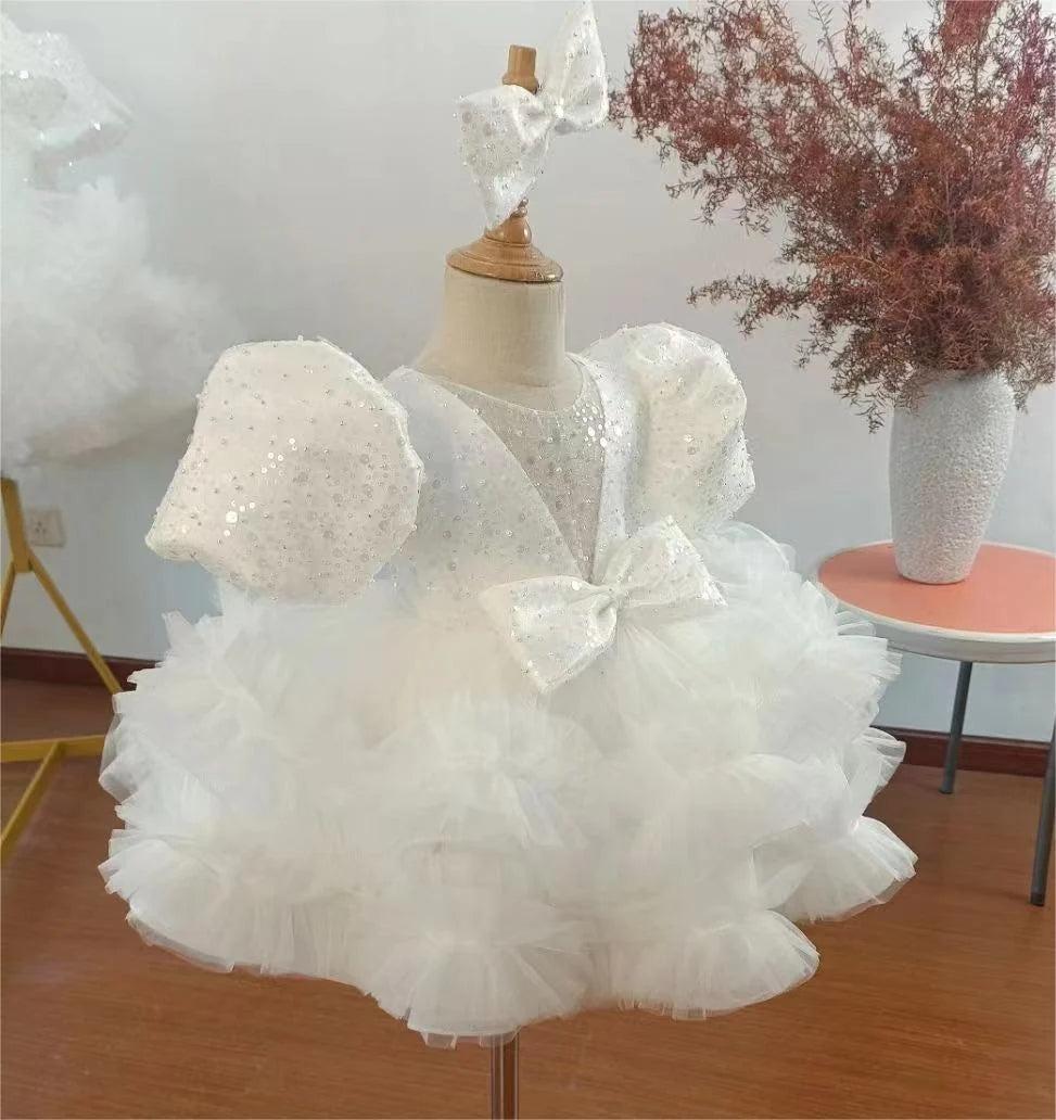 Jill Wish Sequins Lilac Knee Length Princess Flower Girl Dress J286