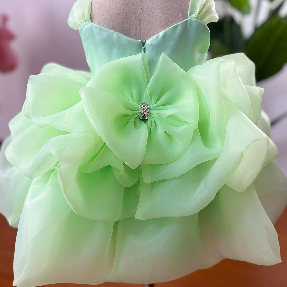 Jill Wish White Baby Girl Dress Pink for Birthday First Communion Party J317