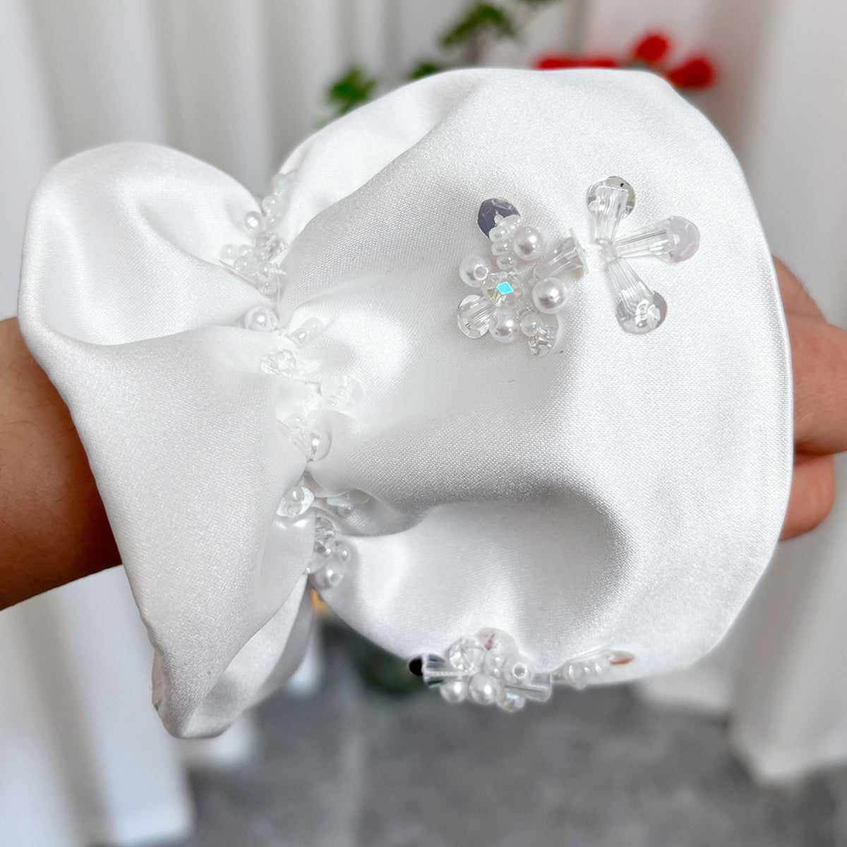 Jill Wish White Satin Girl Dress Ankle Length for Birthday Wedding Party J171
