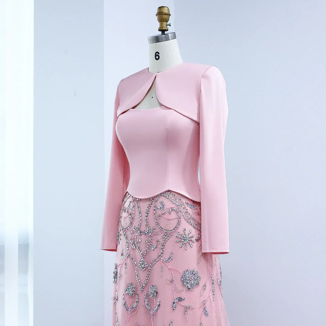 Luxury Arabic Evening Dress Wedding Formal Party Gowns SS254 no cap