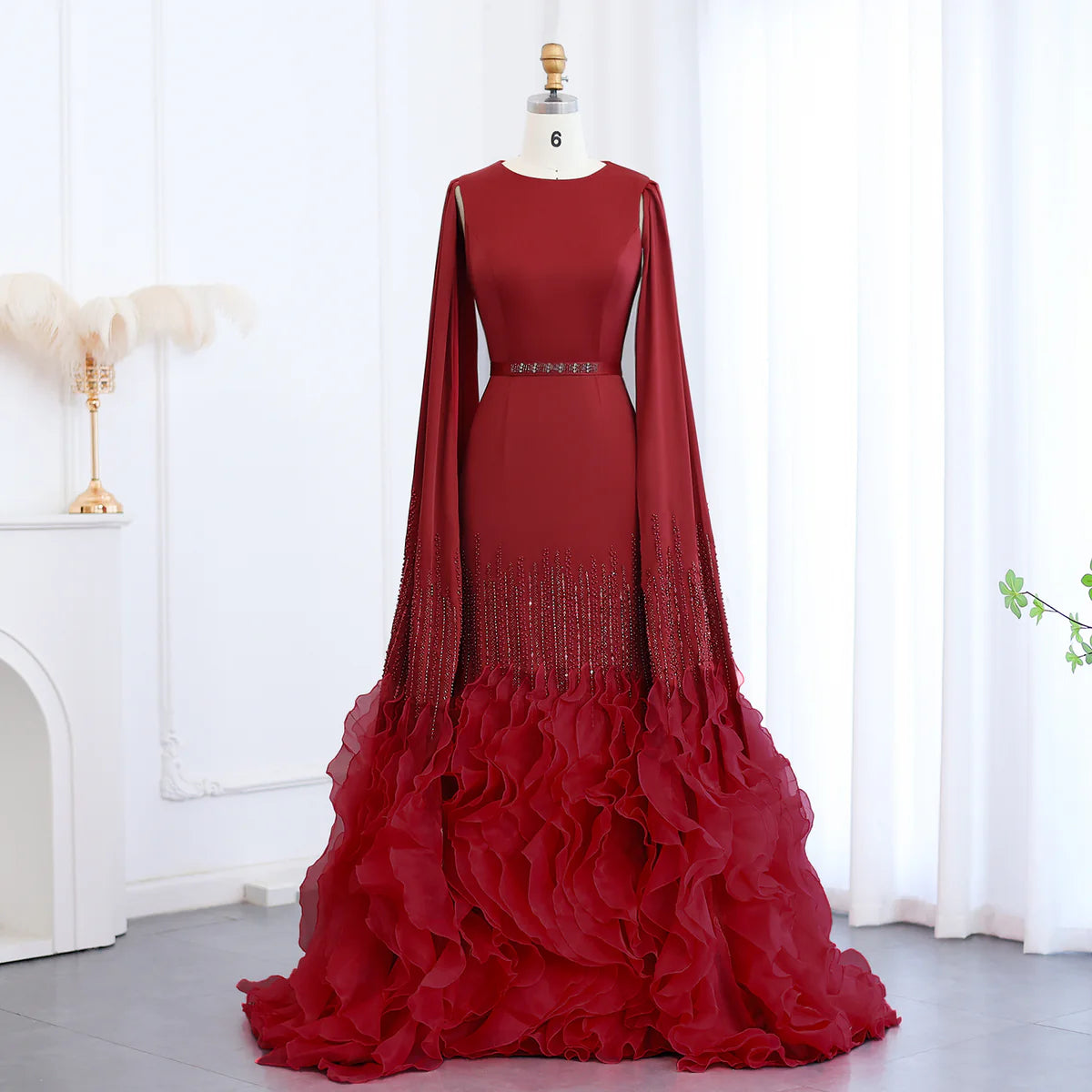 VC-Red/Burgundy Dress