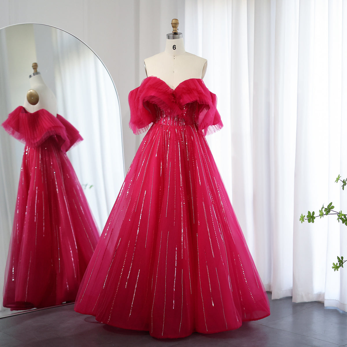 VC-Fuchsia Dress
