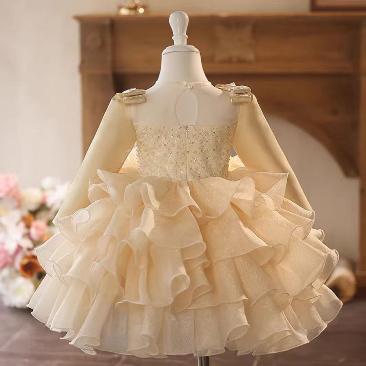 Jill Girl Dress Kids 1st Birthday Party Holiday Princess Gown J758