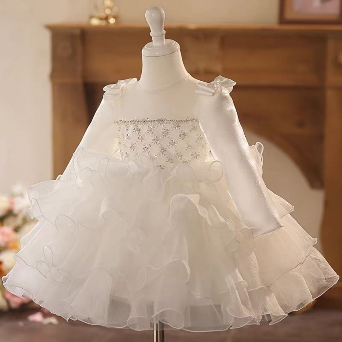 Jill Girl Dress Kids 1st Birthday Party Holiday Princess Gown J758