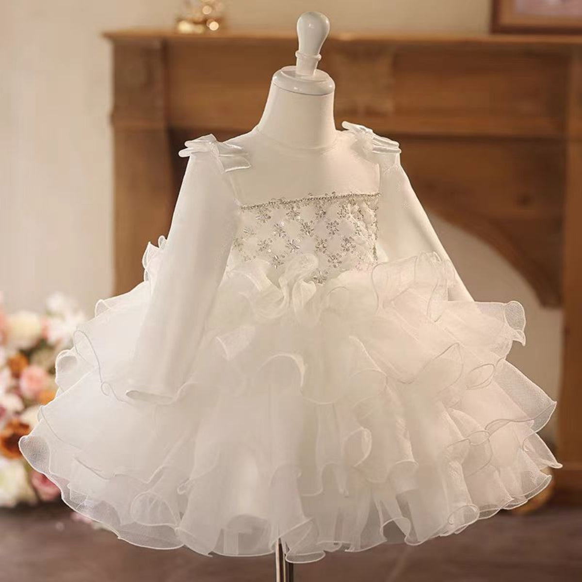 Jill Girl Dress Kids 1st Birthday Party Holiday Princess Gown J758