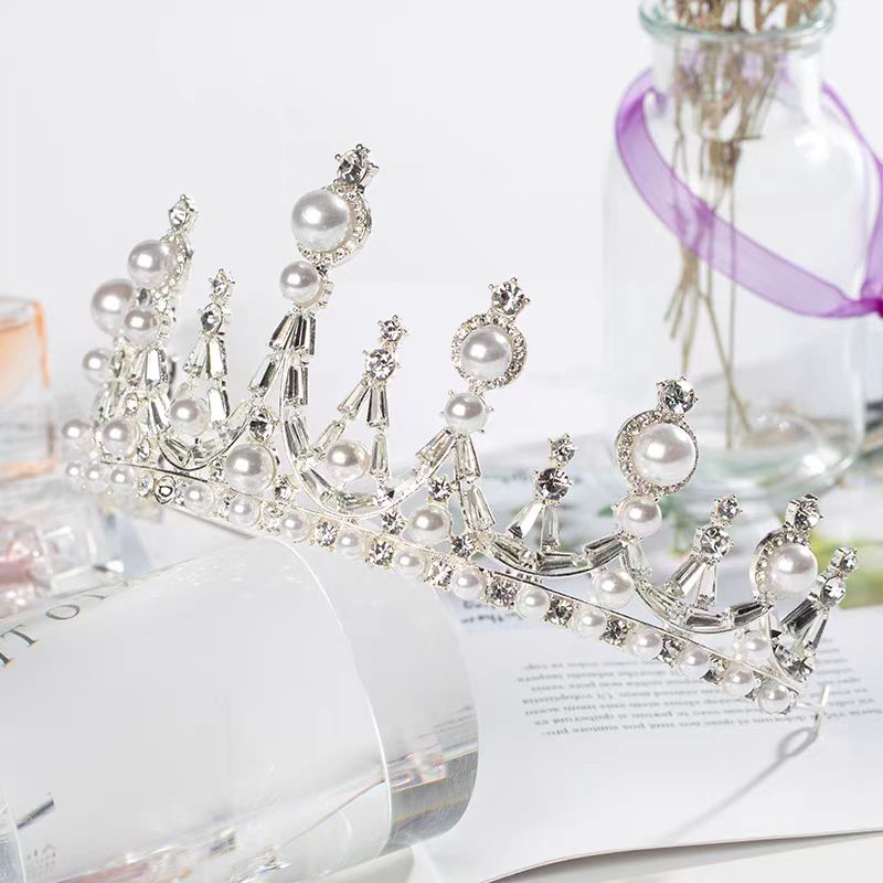 Jill Girls' dress tiara Children's Headband for Birthday Party W006
