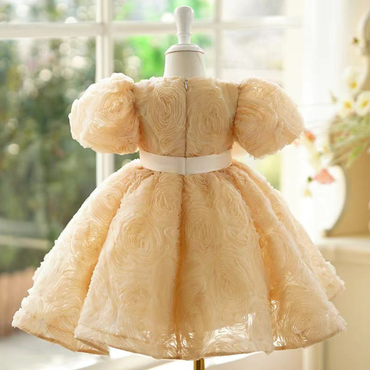 Jill Pink Girl Dress Kids 1st Toddler Birthday Party Holiday Gown J751