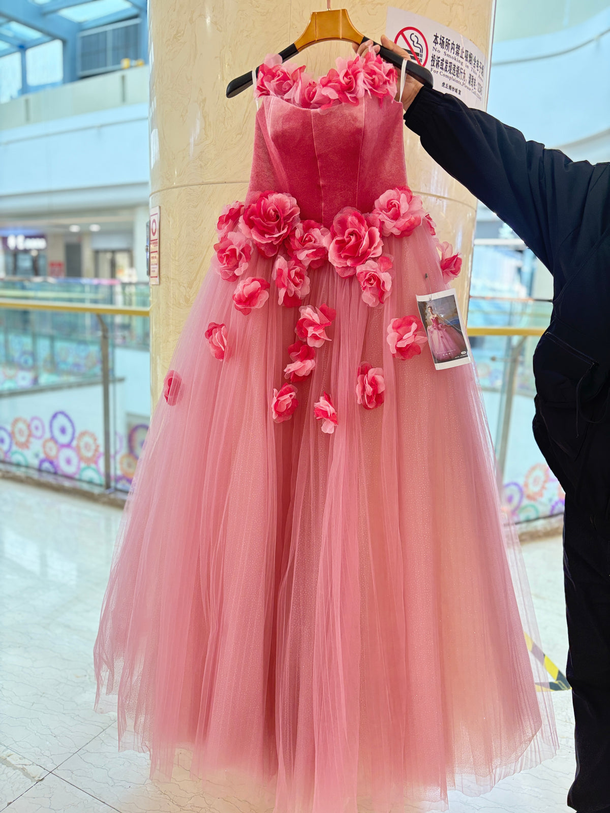 Jill Pink Long Sleeve Girl Birthday Pageant Party Dress J350