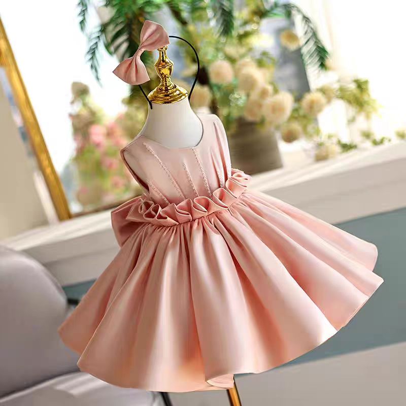 Sage Green Satin Girl Princess Dress Toddler Kids 1st Birthday Party G Jill Wish Sage Green Satin Girl Princess Dress Toddler Kids 1st Birthday Party G Jill Wish