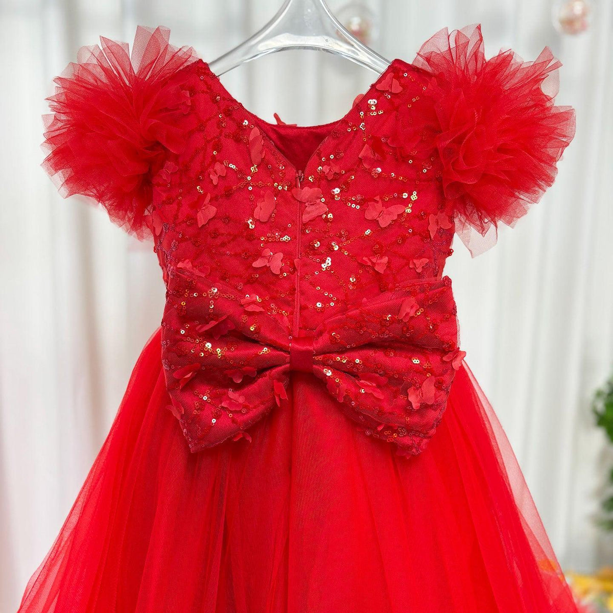 Jill Wish Elegant Flower Girl Dress Gold Kids Princess J069