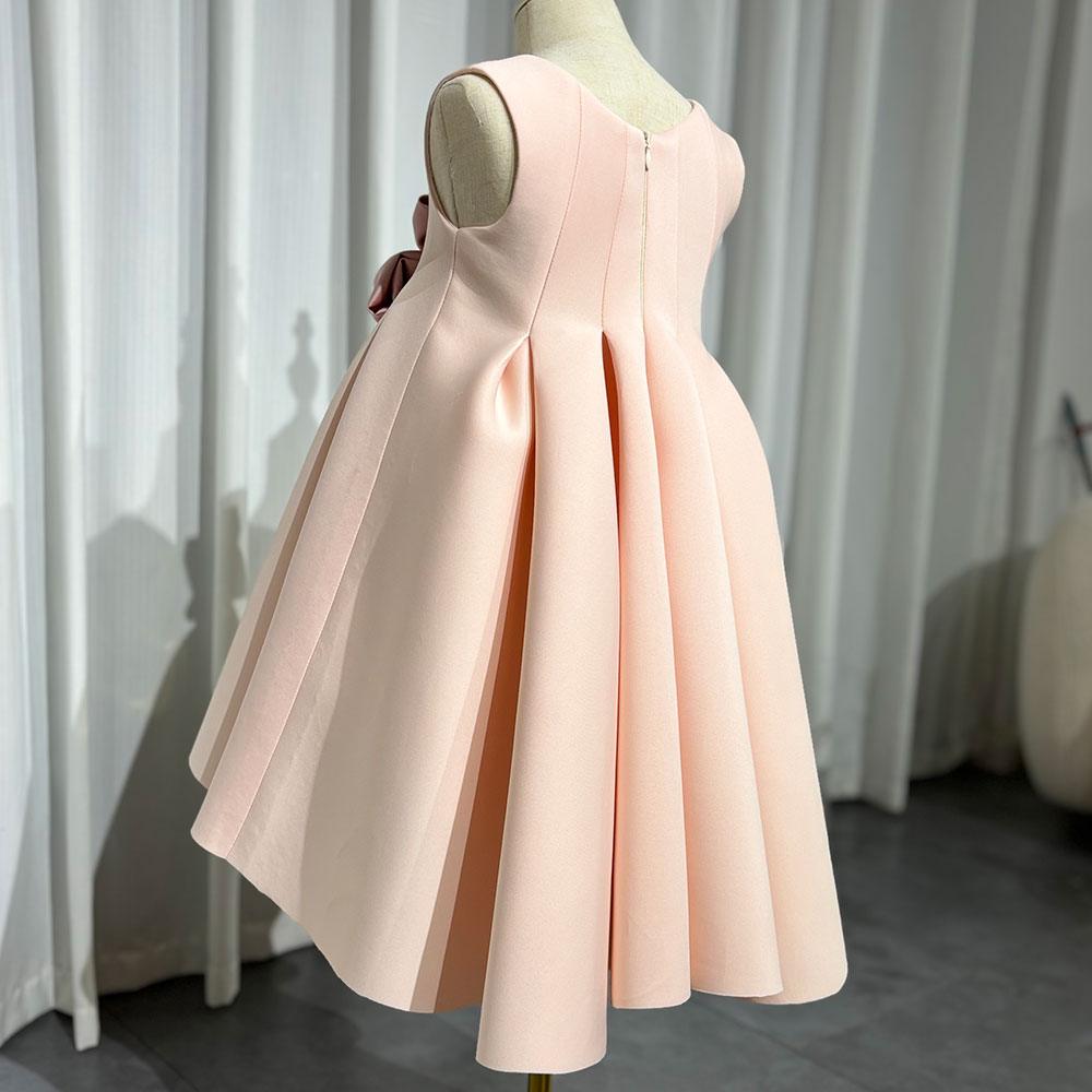 Jill Wish Elegant White Girl Dress Handmade Flowers Princess J386