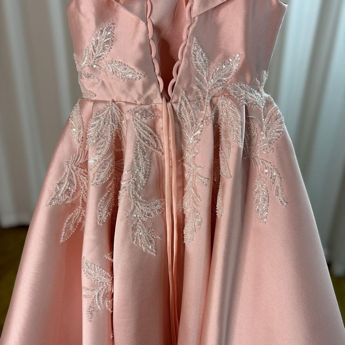 Jill Wish Luxury Pink Flower Girl Dress Appliques Sequined Princess Ball Gown J129