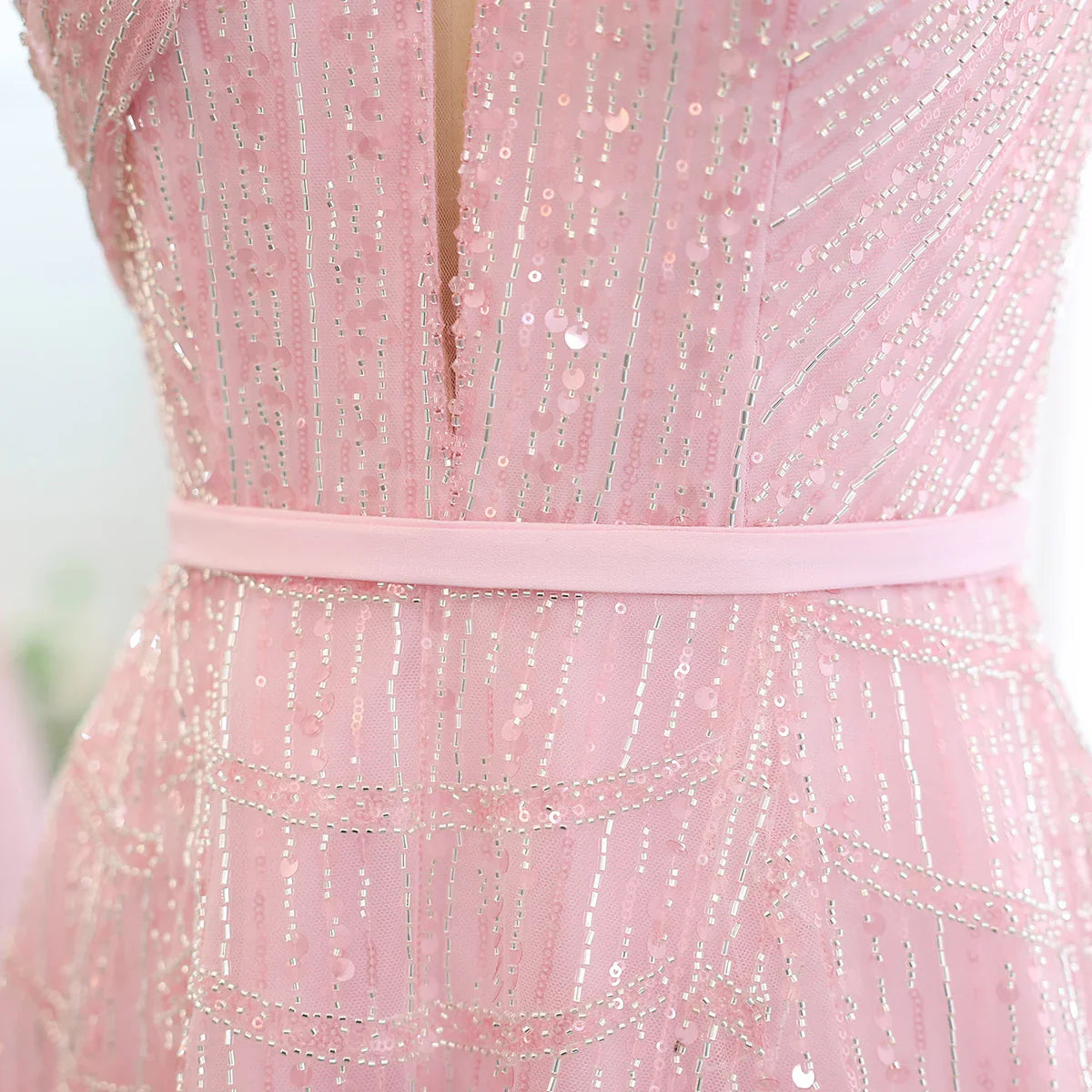Luxury Beaded Dubai Lilac Evening Dresses for Women Wedding Party 2023 Elegant Long Arabic Prom Formal Gowns SS329
