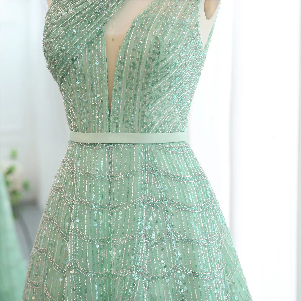Luxury Beaded Dubai Lilac Evening Dresses for Women Wedding Party 2023 Elegant Long Arabic Prom Formal Gowns SS329