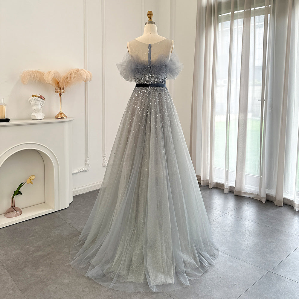 Luxury For Sale Pink Off Shoulder Evening Dress SS375