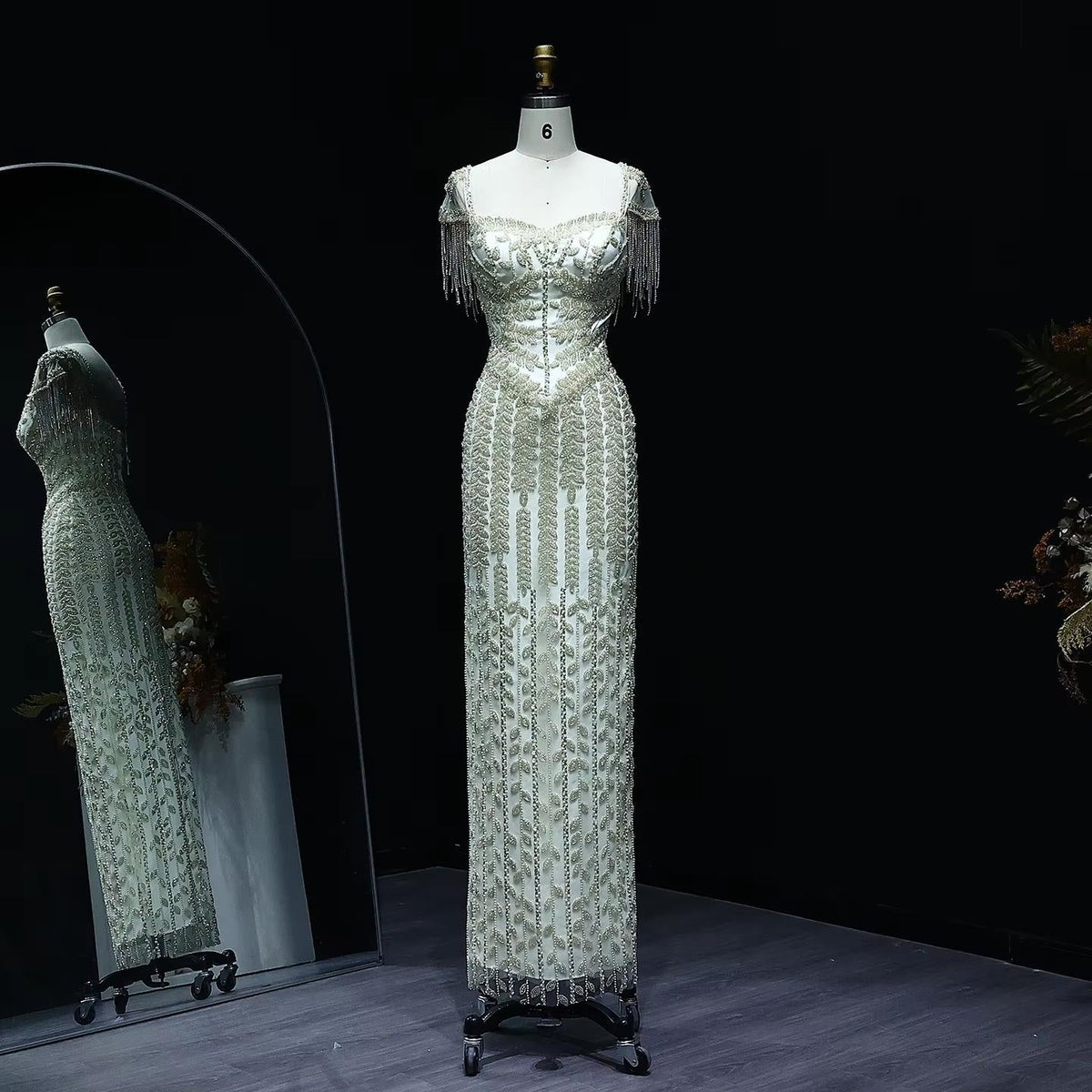 Luxury Pink Cream Evening Dress Formal Party Gowns SS150