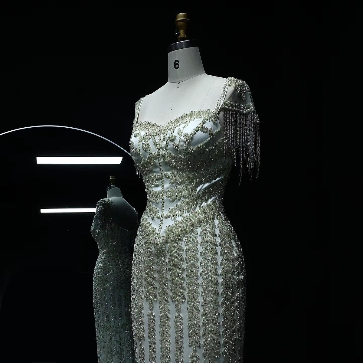 Luxury Pink Cream Evening Dress Formal Party Gowns SS150
