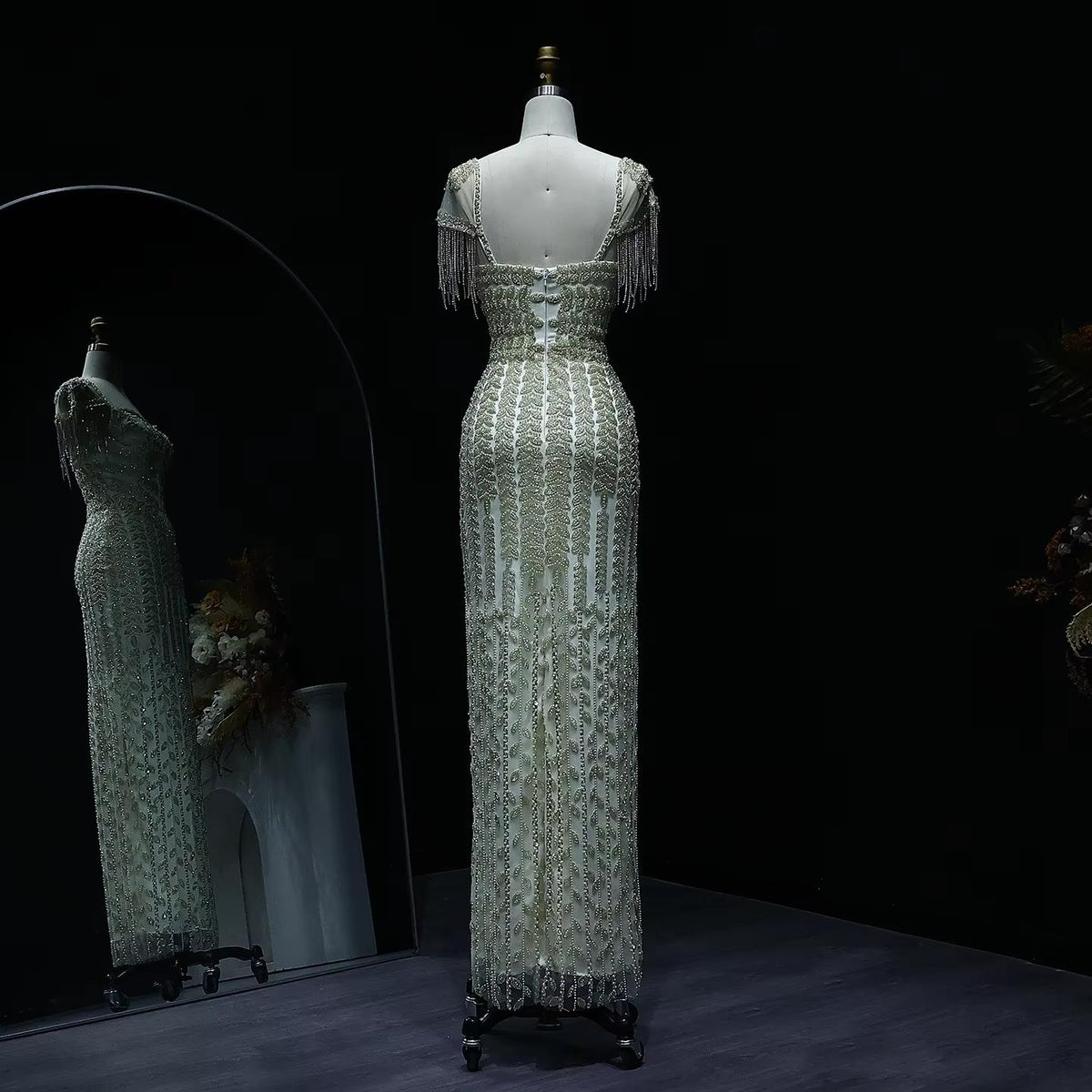 Luxury Pink Cream Evening Dress Formal Party Gowns SS150