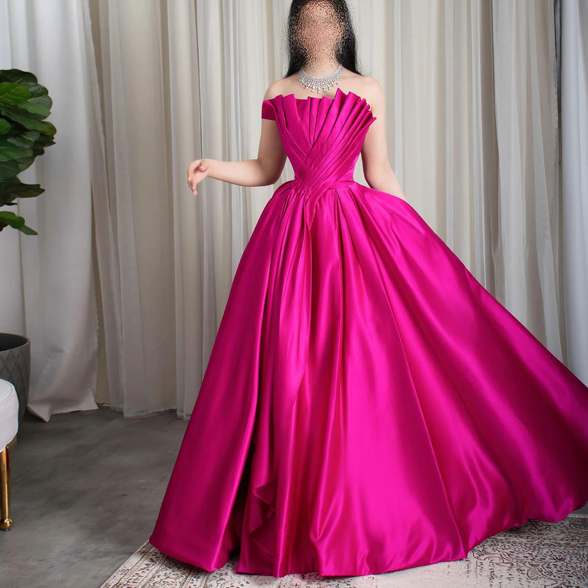 Luxury Rose Pink One Shoulder Mermaid Evening Dresses for Women Wedding Party High Slit Long Prom Formal Gowns Jill Wish Luxury Rose Pink One Shoulder Mermaid Evening Dresses for Women Wedding Party High Slit Long Prom Formal Gowns Jill Wish