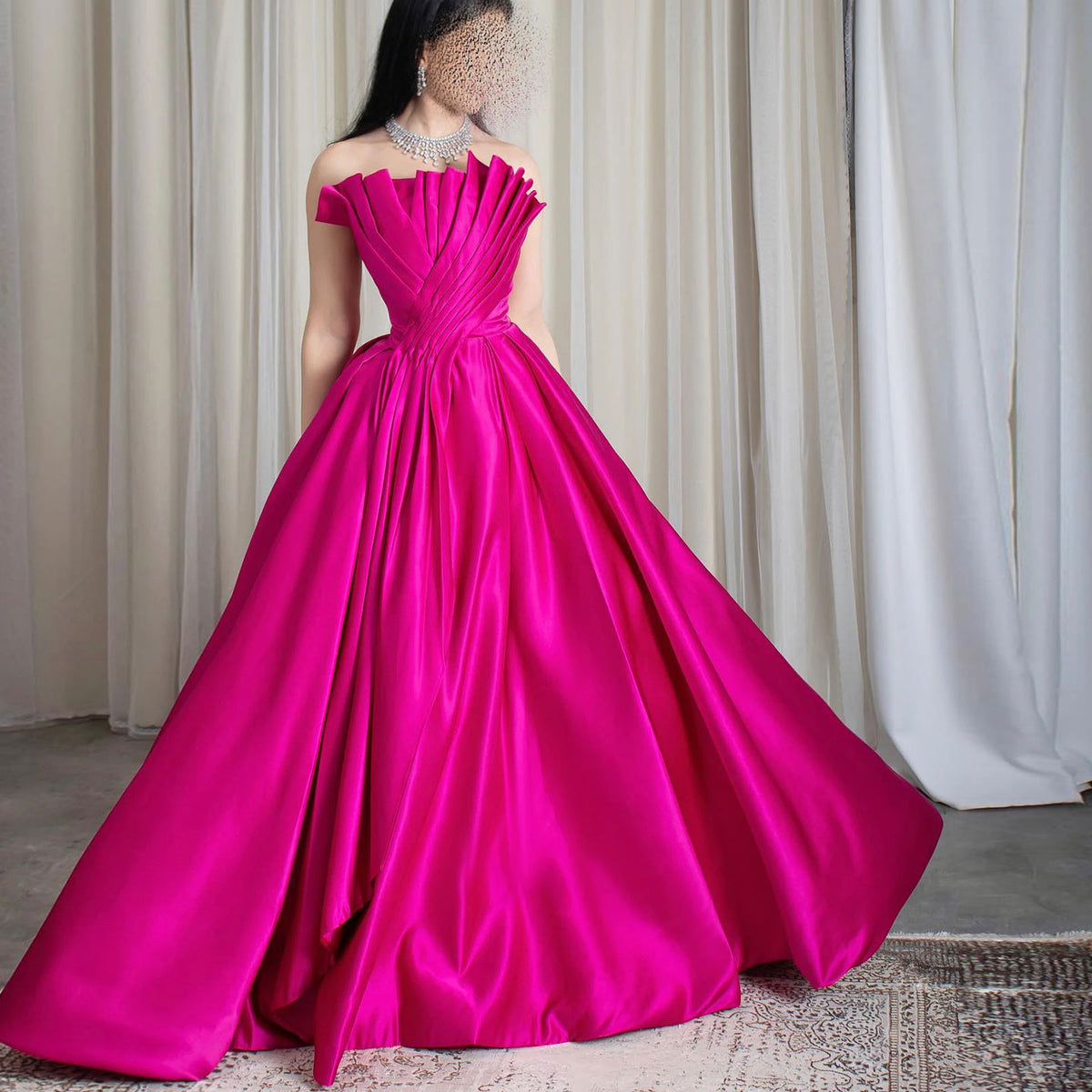 Luxury Rose Pink One Shoulder Mermaid Evening Dresses for Women Wedding Party High Slit Long Prom Formal Gowns Jill Wish Luxury Rose Pink One Shoulder Mermaid Evening Dresses for Women Wedding Party High Slit Long Prom Formal Gowns Jill Wish