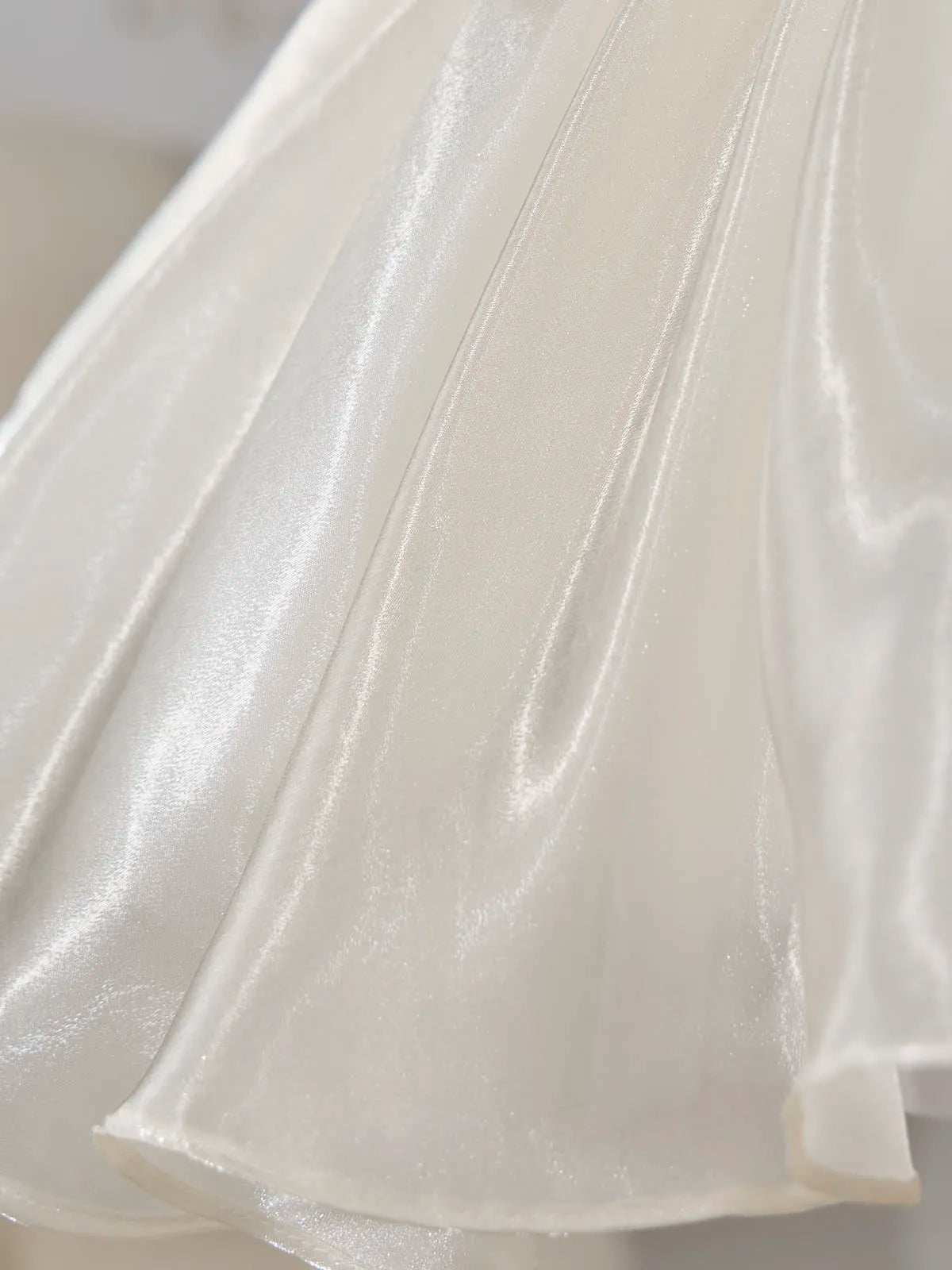C003 Light Champagne flower girl dress