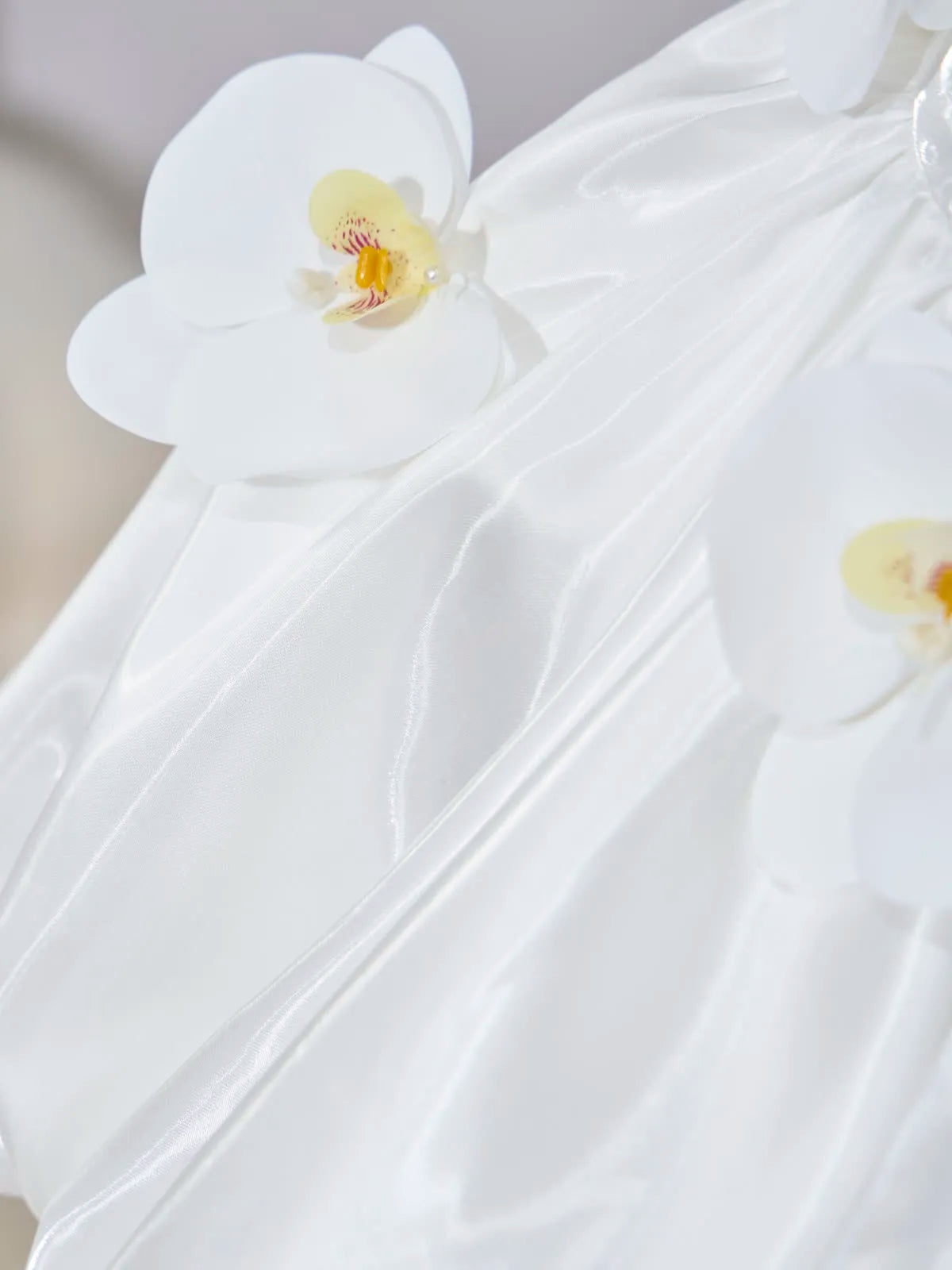 C007 White flower girl dress